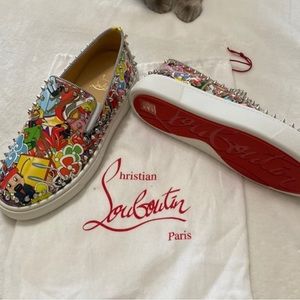 Christian Louboutin tennis shoes, Louboutin size 40 1/2, dust bags included